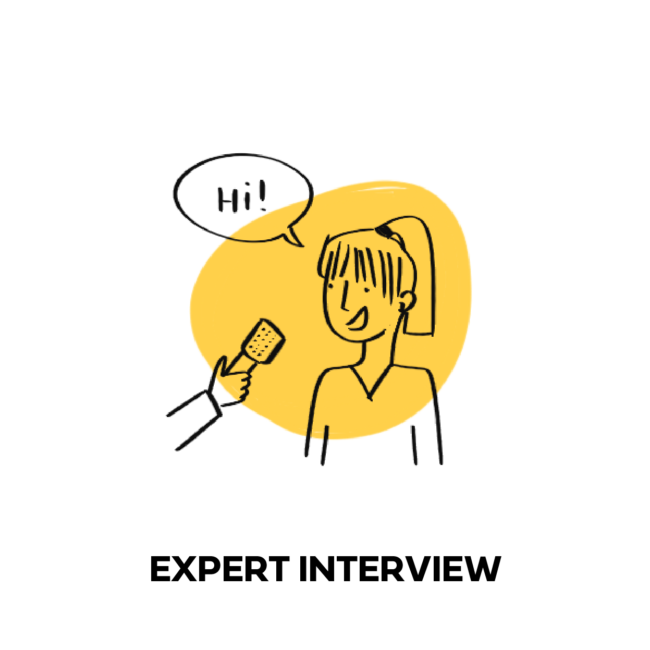 Pictogram of expert interview