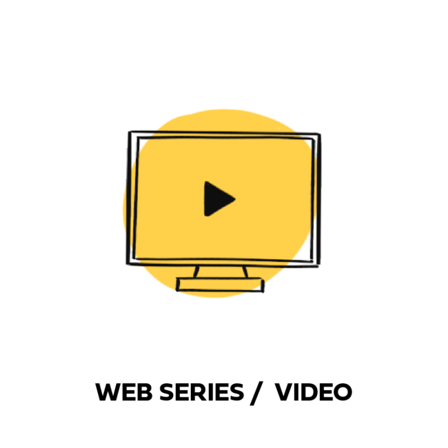Pictogram of web series / video