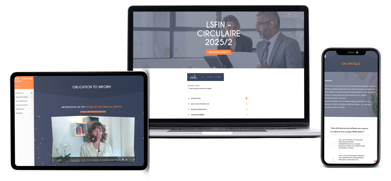 formation e-learning LSFin circulaire 2025